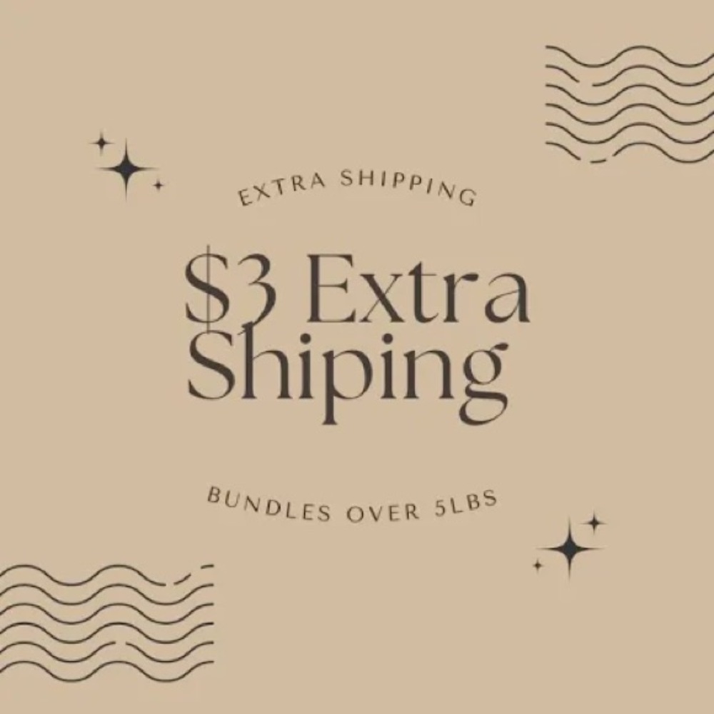 $3 extra shipping label
